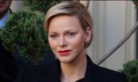 Princess Charlene unveils new look as she departs from her blonde hairdo 