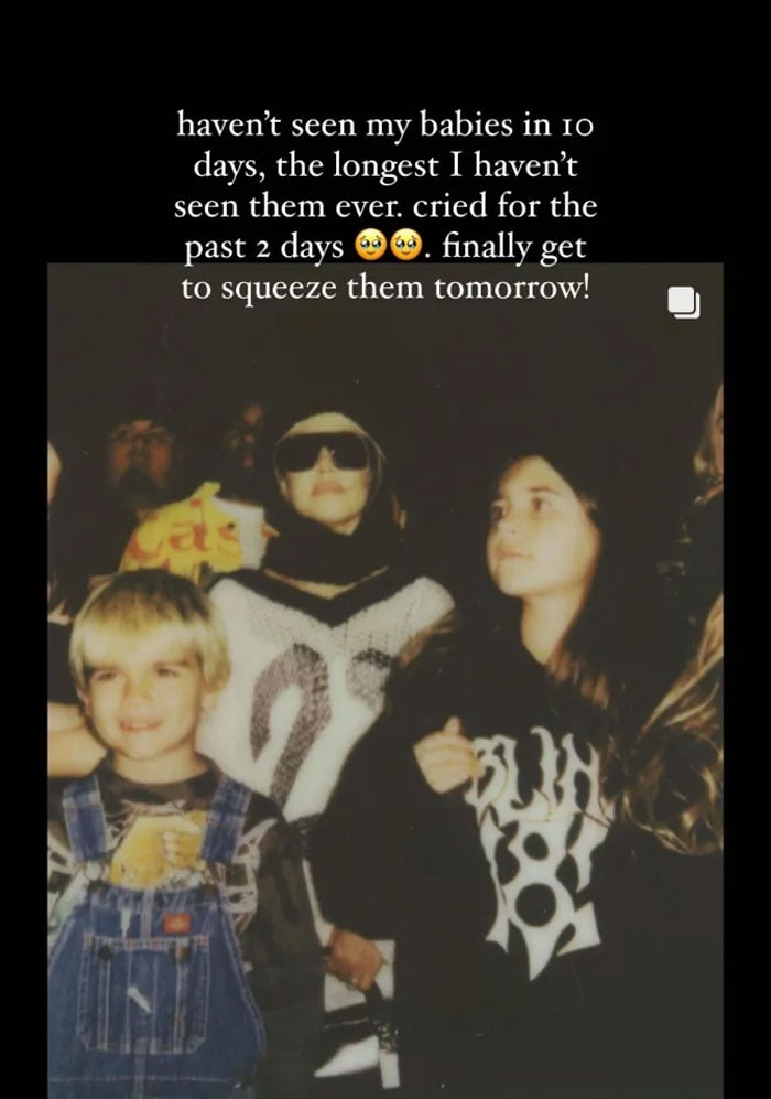 Kourtney Kardashian reunites with her children after emotional post?