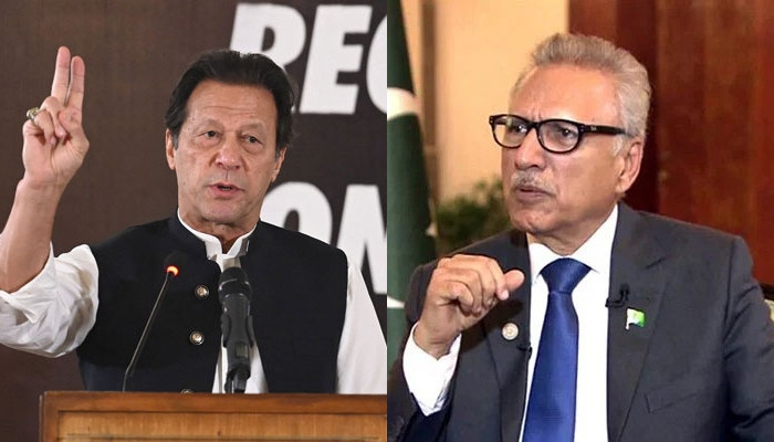 Imran Khan still in touch with President Arif Alvi, dismisses reports of losing contact