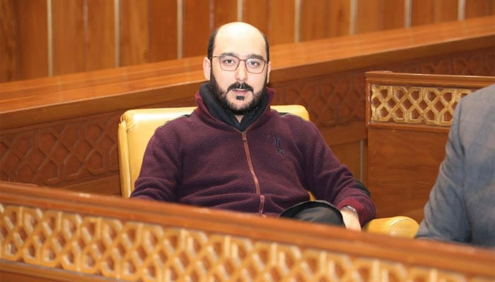 Pakistan People Party (PPP) leader Ali Haider Gillani. — Twitter/File