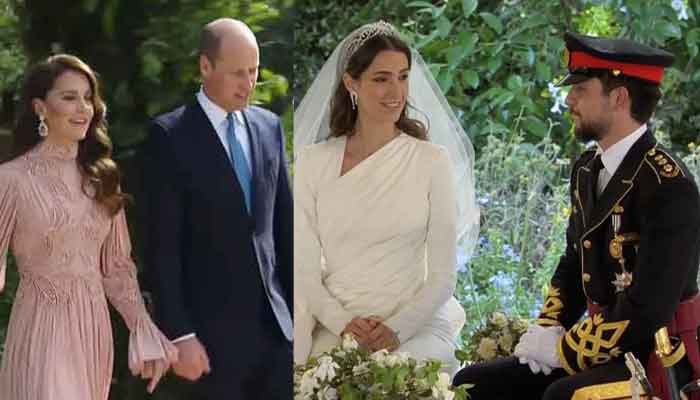 Kate Middleton, Prince William attend Jordans Crown Prince wedding to Rajwa Al Saif