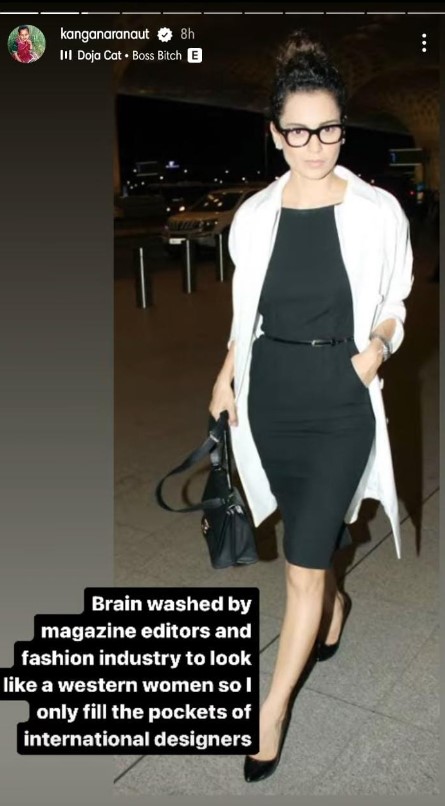 Kangana Ranuat admits being brain washed by fashion industry to look like western women