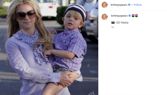 Britney Spears shares throwback snaps of son after giving consent to her boys Hawaii move
