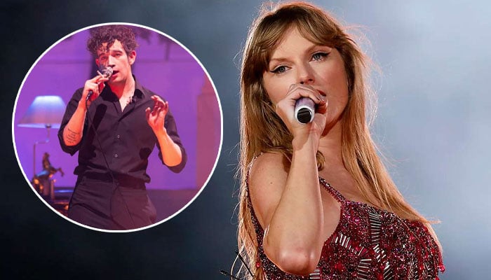 Taylor Swift on the verge of tears performing at Eras Tour after Matty Healy split