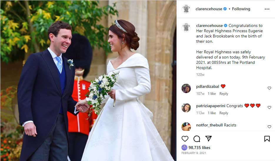 Royals treat Princess Eugenie differently as she gives birth to son after Queens death