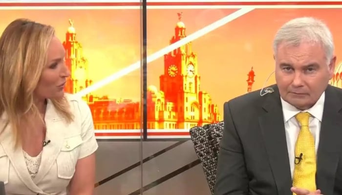 Eamonn Holmes and co-presenter Isabel Webster immediately apologized for the on-air blunder