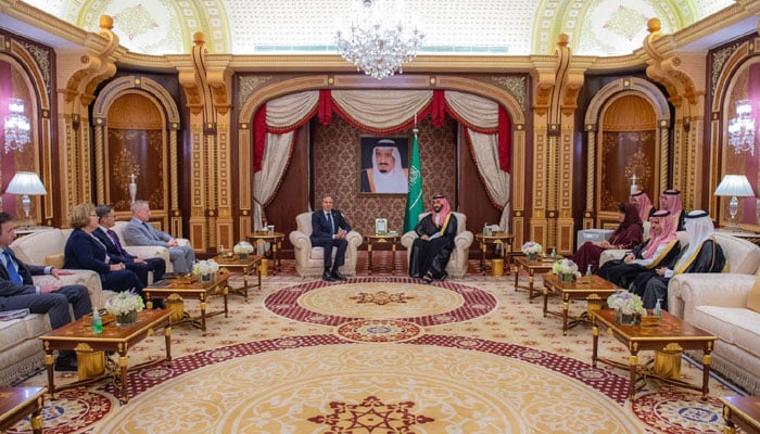 Blinken and the Saudi crown prince also discussed deepening economic cooperation. — Twitter/@spagov