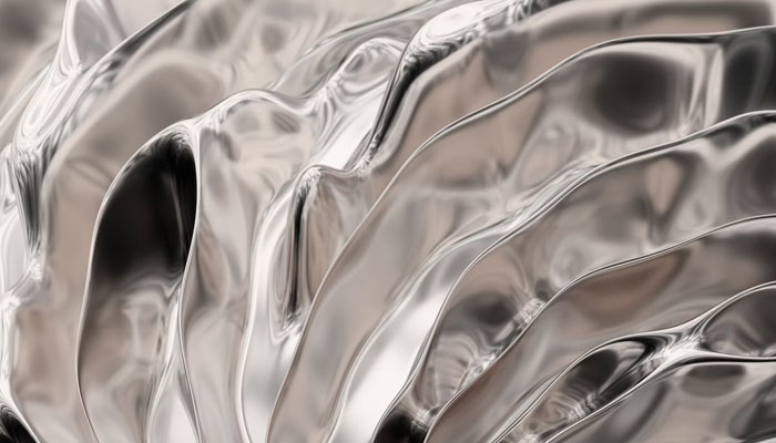 This representational picture shows an illustration of liquid metal. — Unsplash/File