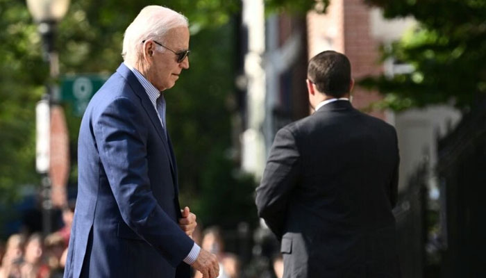 President Joe Biden, 80, is having a root canal at the White House after dental discomfort over the weekend. AFP/File