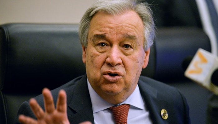 UN Chief Antonio Guterres. — AFP/File