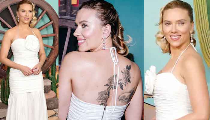 Scarlett Johansson turns heads as she shows off stunning tattoo at star-studded event