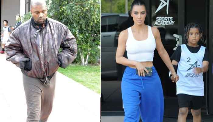 Kim Kardashian snubs Kanye West as exes attend sons basketball game
