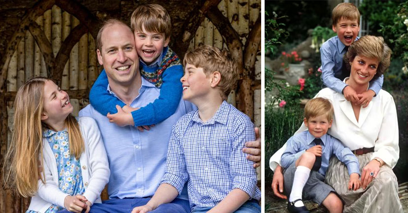 Prince William depicts he’s ‘mother’s son’, honouring Diana in Father’s Day photo