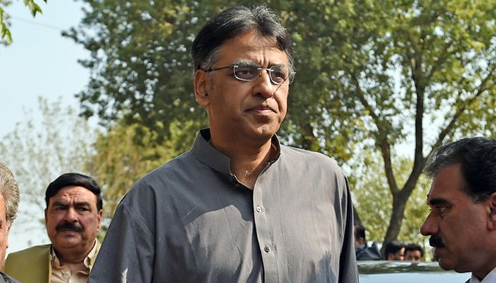 PTI senior member Asad Umar. — AFP/File
