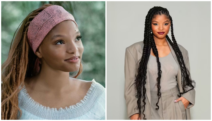 Halle Bailey graced the Paris Fashion Week in all gray for Ami Alexandre Mattiussis menswear show