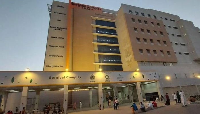 Surgical complex Jinnah Postgraduate Medical Centre (JPMC). — Facebook/PSF JPMC Unit/File