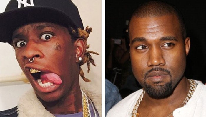 Young Thug even tweeted to reach Kanye West despite knowing the latter was unavailable on Twitter
