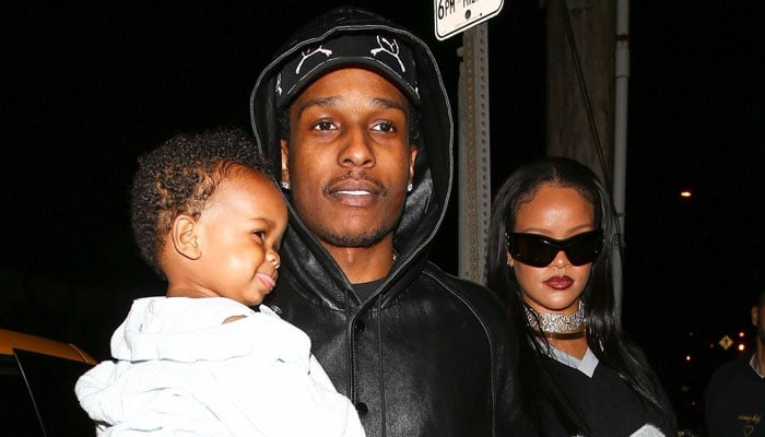 Rihanna drops adorable snap of A$AP Rocky holding son RZA in Barbados