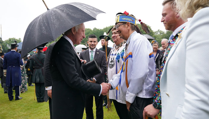 King Charles, Camilla welcome Scots to gardens of Holyroodhouse