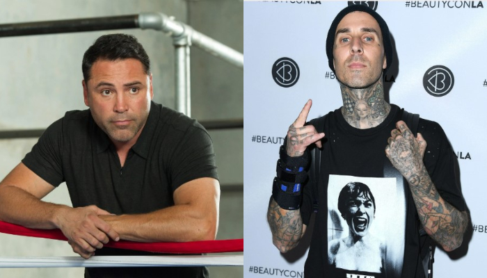 Oscar De La Hoya praises Travis Barker for raising his daughter Atiana