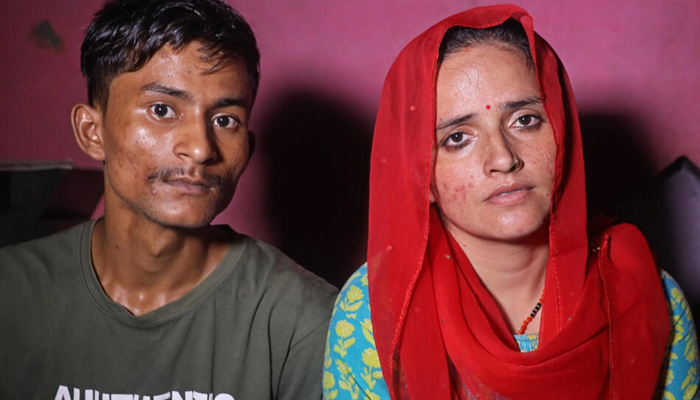 Pakistani Seema Haider (R) snuck across borders to be with Indian Sachin Meena, who she met playing the online shooting game PUBG. — AFP/File