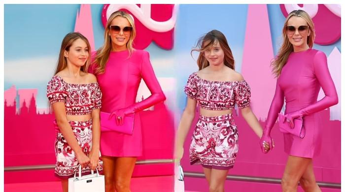 Amanda Holden takes daughter Hollie to 'Barbie' premiere