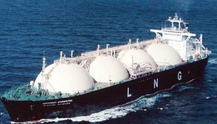 แฟ้มภาพ เรือบรรทุกก๊าซธรรมชาติเหลว (LNG)  — เอเอฟพี