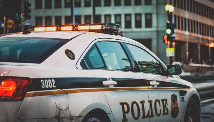 This representational picture shows a police car on a street. — Unsplash/File