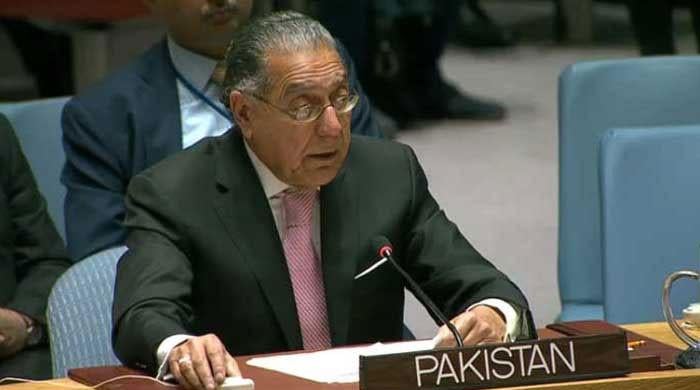 Pakistan urges UN to rectify its report omitting violence in Kashmir, Palestine