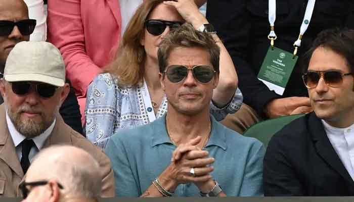 Brad Pitt enjoys Wimbledon alongside A-listers and royals