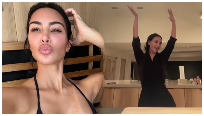 Kim Kardashian wears no makeup in stunning selfie
