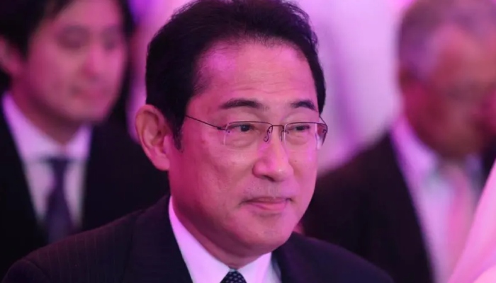An image of Japans Prime Minister Fumio Kishida attending the UAE-Japan Business Forum in Abu Dhabi — AFP/Files