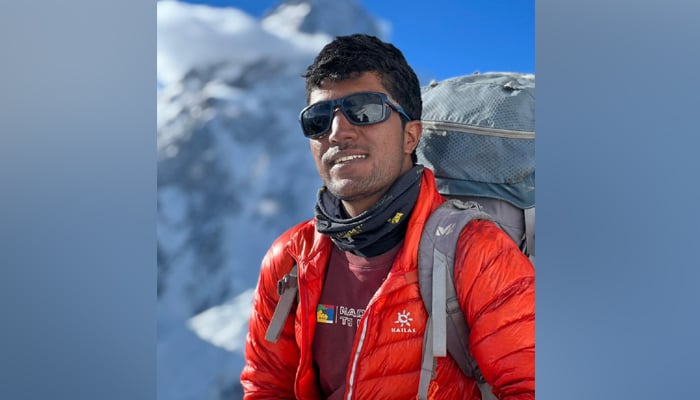 Sajid Sadpara, son of legendary mountaineer Ali Sadpara. — Twitter/@sajid_sadpara