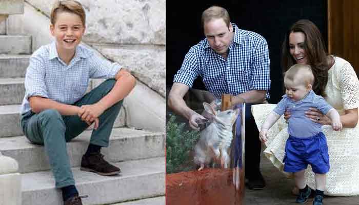 Prince George is a clone of his father William in new official birthday portrait