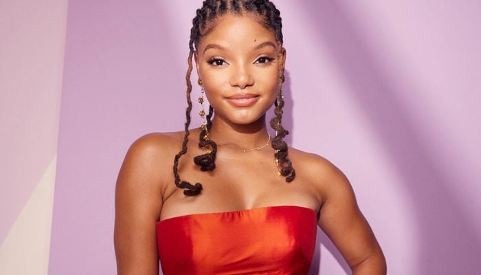 Halle Bailey covers herself in mud during vacation in St Lucia