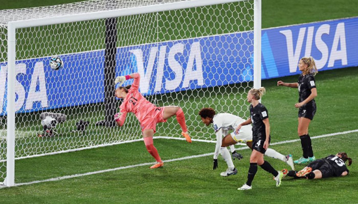 Historic win: Philippines shocks New Zealand 1-0 in Womens World Cup.—FIFA