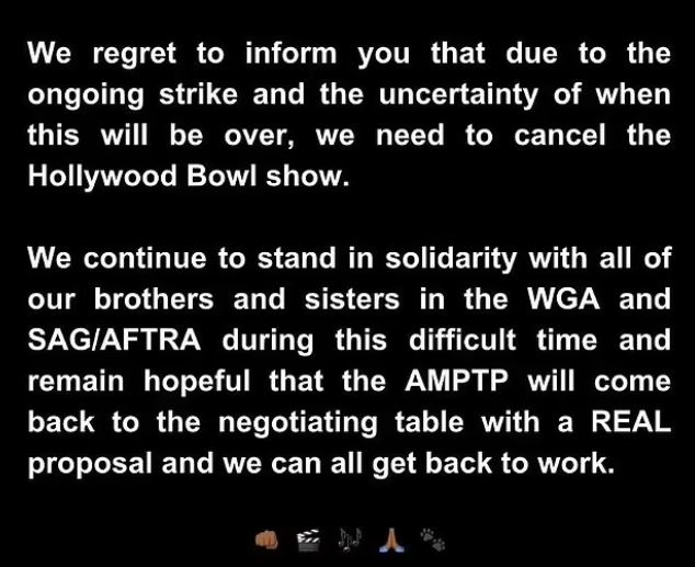 Snoop Dogg calls off Hollywood Bowl show in respect of SAG-AFTRA strike