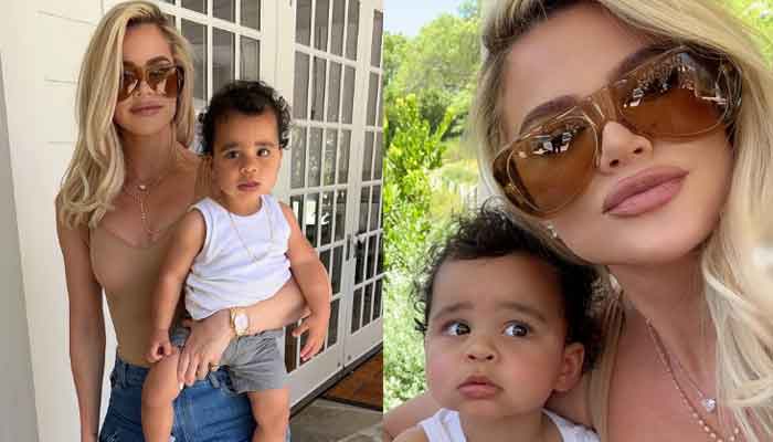 Khloé Kardashian shares new photos with touching note to mark sons first birthday