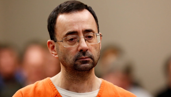 Larry Nassar photographed during his trial. — AFP/File