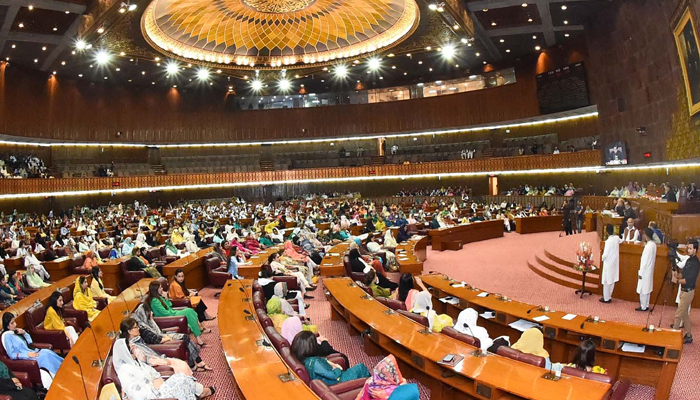 The inside view of the Senate of Pakistan. — PID/File