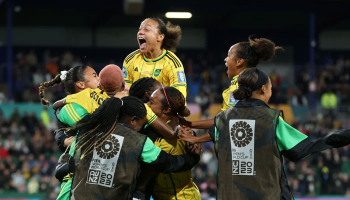 Allyson Swaby celebrates scoring her goal.—FIFA