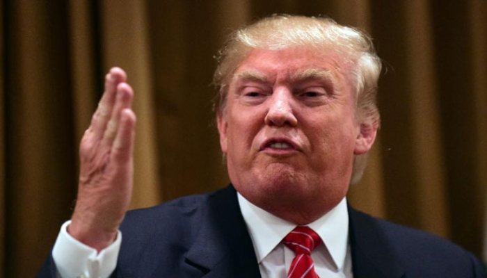 An angry Donald Trump. — AFP/File