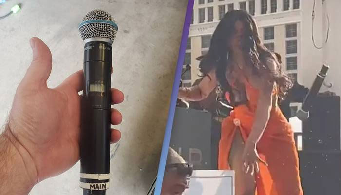 The seller claimed the microphone was the same one Cardi B threw at a concertgoer