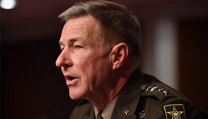 US Army Chief of Staff, General James McConville, testifies at a hearing of the Senate Armed Services Committee on the Army 2023 budget, May 5, 2022, in Washington, DC. — AFP