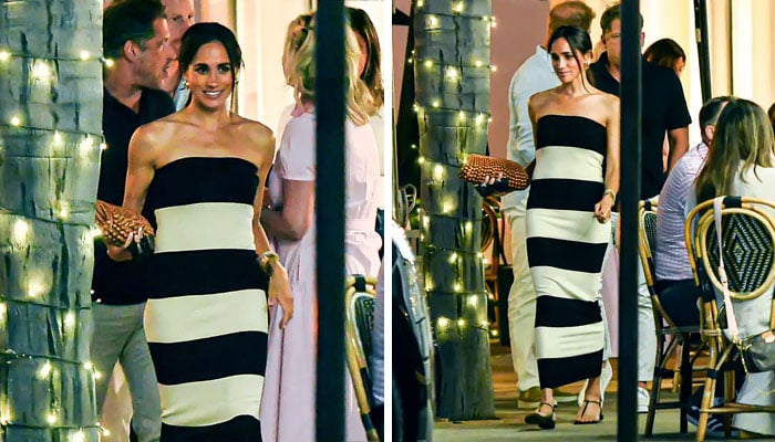 Meghan Markle’s striped dress inspires fast sales on similar outfits?