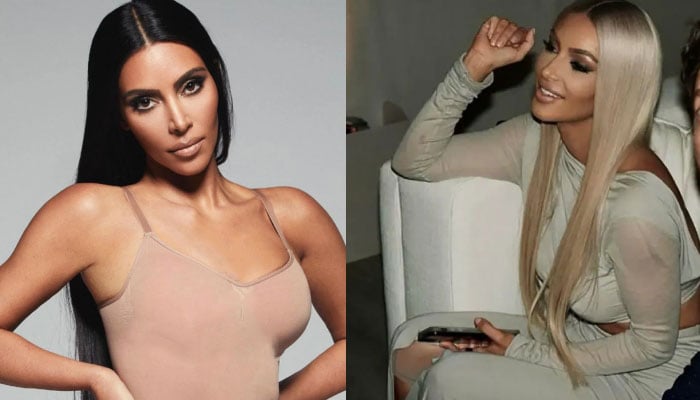 Kim Kardashians shapewear was seen under her dress which caused her to delete the photos