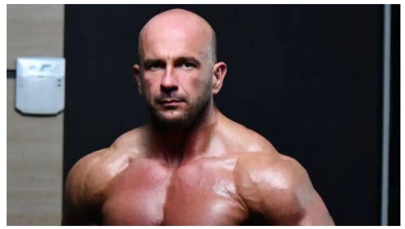 This image shows Bosnian bodybuilder Nermin Sulejmanovic. — Twitter/File