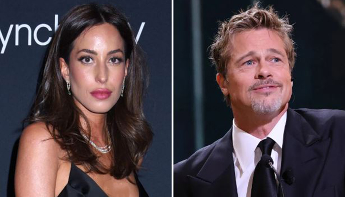 Ines de Ramon (L) and Brad Pitt (R) have been spending a lot of time together as of late