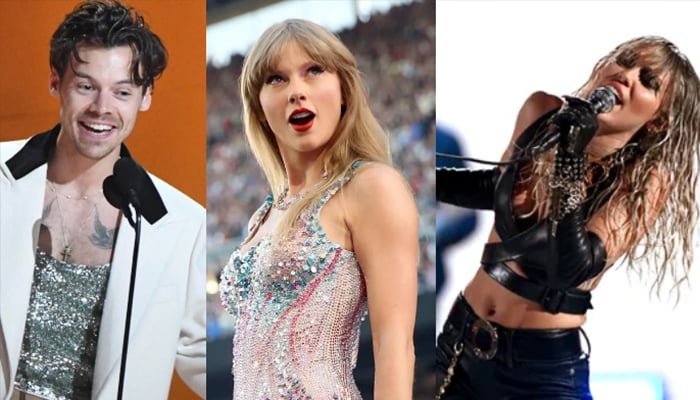 Harry Styles, Taylor Swift, Miley Cyrus