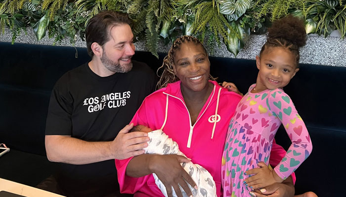 Tennis icon Serena Williams welcomes baby girl Adira River Ohanian. Twitter/alexisohanian